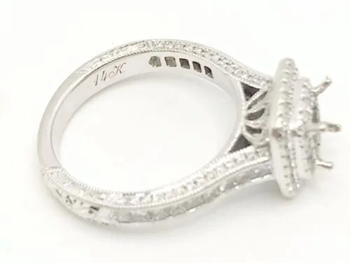 Neil Lane 14K Semi Mount with .75 ctw Diamonds Size 6.5 DeWitt s